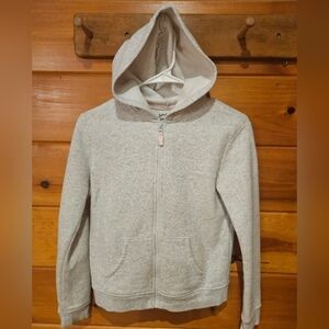 Jumping Beans Grey Zip Up Girls Jacket Size12